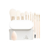 «DELUXE BOX» Portable Make Up Box - (Pinselset fawn/gold)